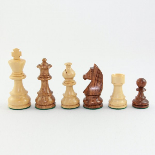 Schachfiguren aus Holz, Staunton-Form, (K95)