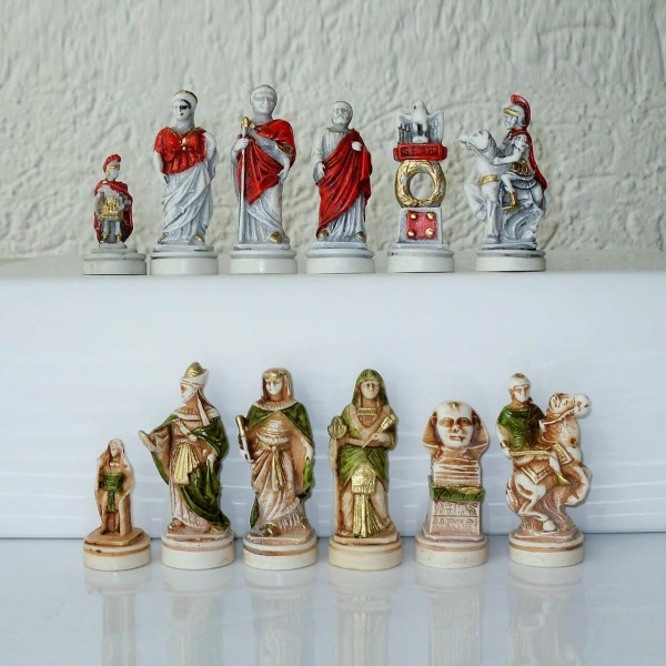 Schachfiguren "Schlacht von Troja"