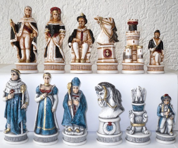 Schachfiguren "Schlacht von Spanien"