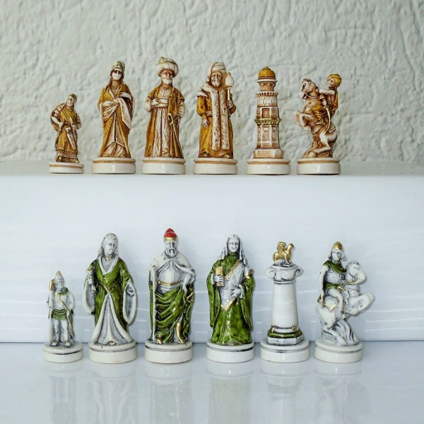 Schachfiguren "Schlacht von Lepanto"