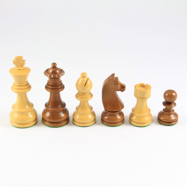 Schachfiguren aus Holz, Staunton-Form, (K76)