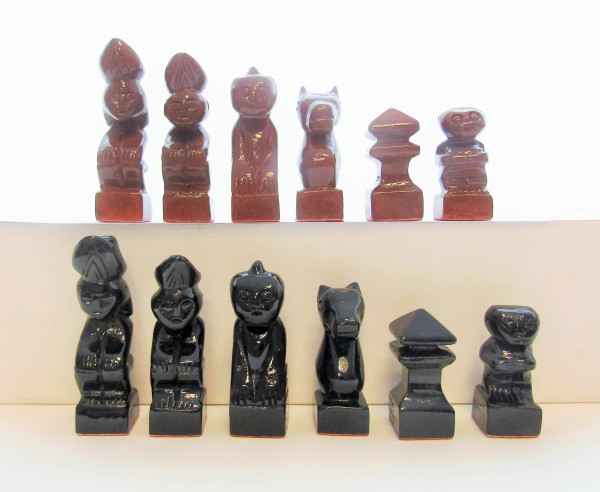 Schachfiguren " Asia "
